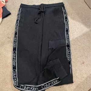 dark grey calvin klein sweat pants